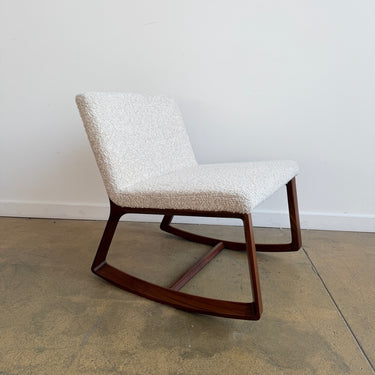 Bernhardt Design Boucle Walnut Remix Rocking Chair