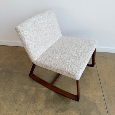 Bernhardt Design Boucle Walnut Remix Rocking Chair