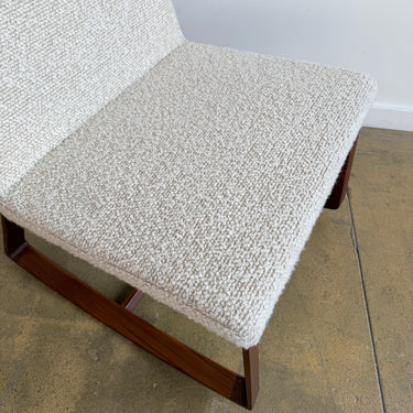 Bernhardt Design Boucle Walnut Remix Rocking Chair