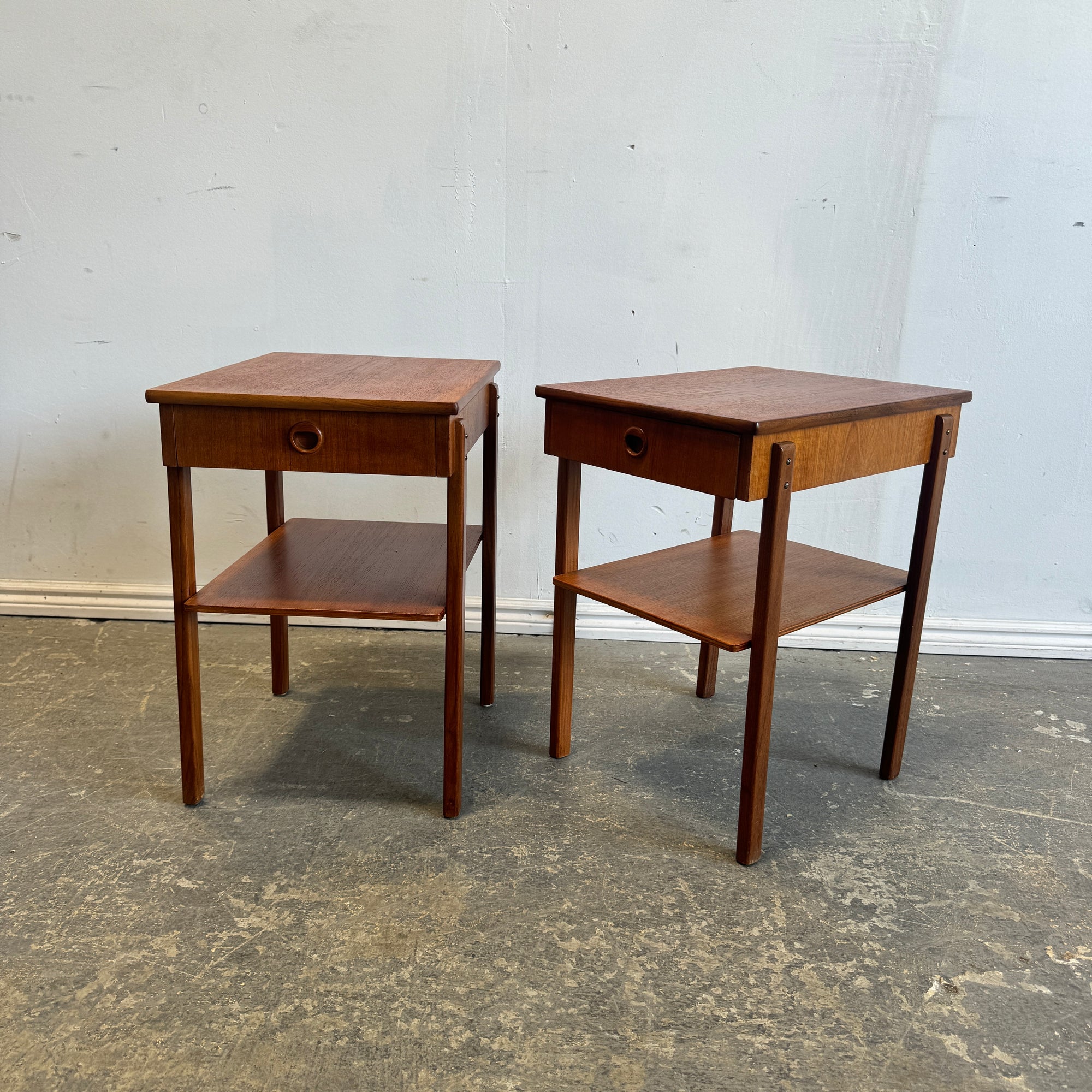 Vintage Swedish Markaryds Mobelindustri set of 2 nightstands