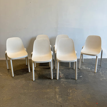 Authentic! Emeco set of 6 Broom Stacking Indoor/ Outdoor Chair