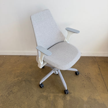 Herman Miller Sayl Chair–Upholstered High Back (Maharam Beck)