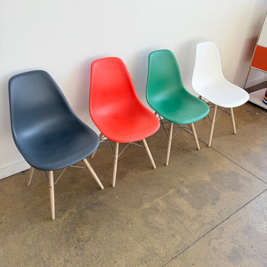 Herman Miller Eames Multi Color Dining Chairs - Oakwood Base