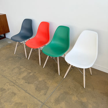 Herman Miller Eames Multi Color Dining Chairs - Oakwood Base