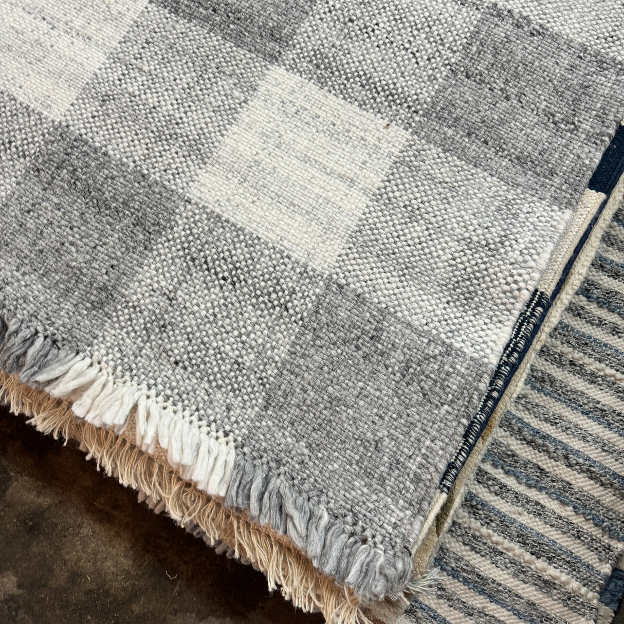 New! Serena and Lily 8x10 Gingham rug enliven mart