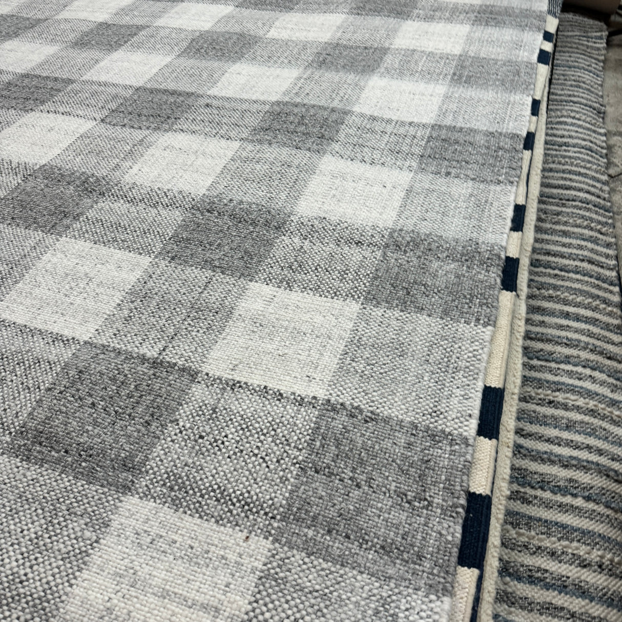 New! Serena and Lily 8x10 Gingham rug