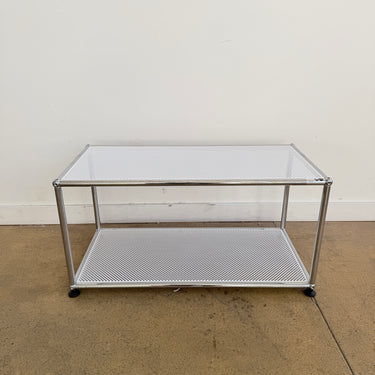 USM Haller Perforated Coffee Table - Pure White