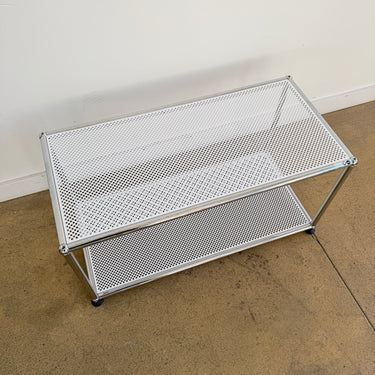 USM Haller Perforated Coffee Table - Pure White