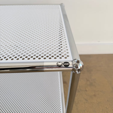 USM Haller Perforated Coffee Table - Pure White