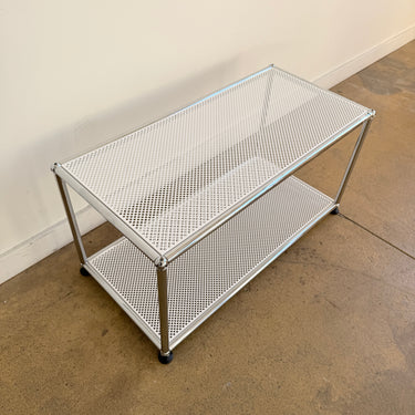 USM Haller Perforated Coffee Table - Pure White