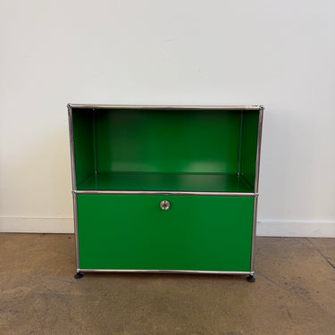 USM Haller Half Size Credenza Fully Enclosed - Green