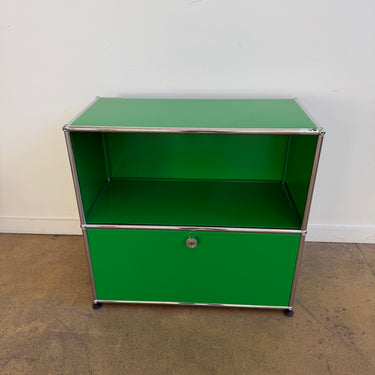USM Haller Half Size Credenza Fully Enclosed - Green