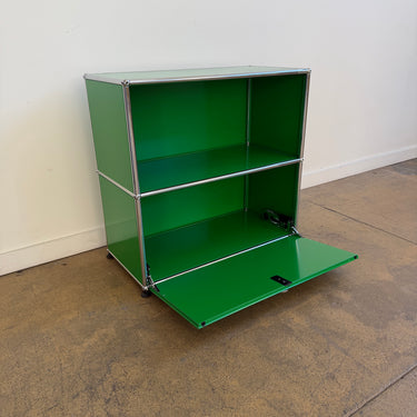 USM Haller Half Size Credenza Fully Enclosed - Green