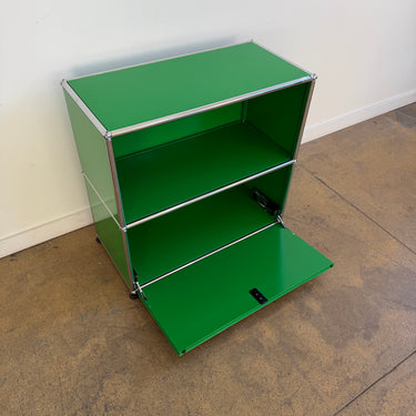 USM Haller Half Size Credenza Fully Enclosed - Green
