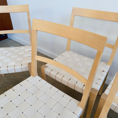 Rare! Bruno Mathsson “Mimat” set of six chairs  for Mathsson International