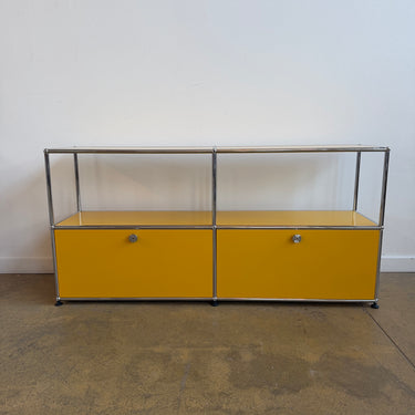 USM Haller 2X2 Media Console - Golden yellow
