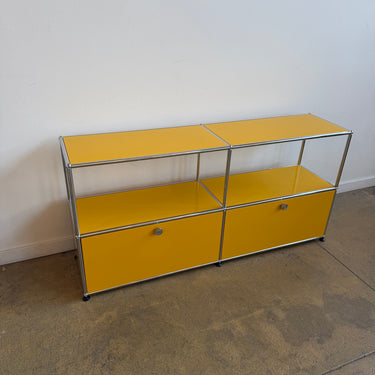 USM Haller 2X2 Media Console - Golden yellow