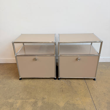 USM Haller Set of 2 Nightstands - Beige