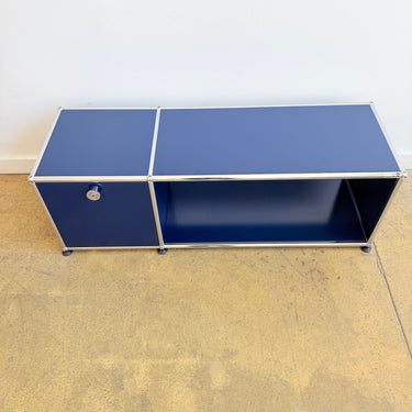 USM Haller Entryway Bench - Steel Blue