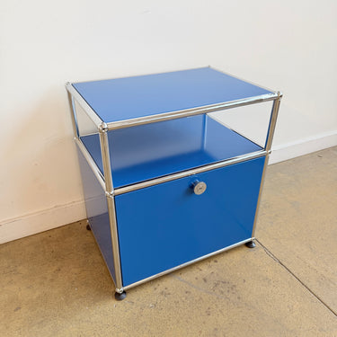 USM Haller Nightstand - Gentian Blue