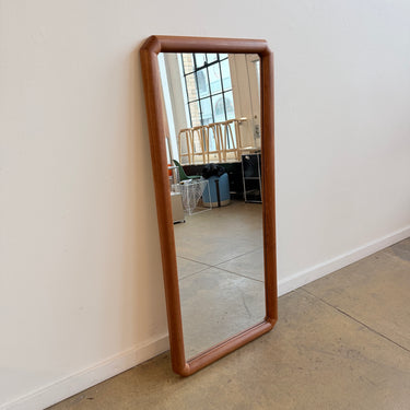 Danish Modern Aksel kjersgaard Full Size Teak Mirror