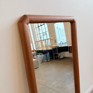 Danish Modern Aksel kjersgaard Full Size Teak Mirror