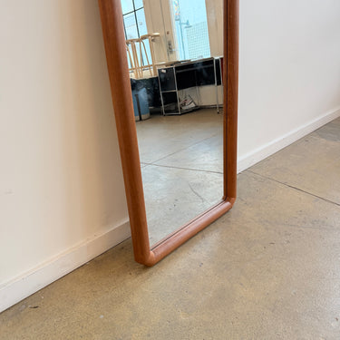 Danish Modern Aksel kjersgaard Full Size Teak Mirror