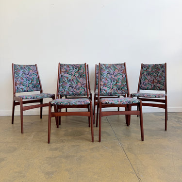 Danish Modern Dining Chairs by Johannes Andersen for Uldum Møbelfabrik