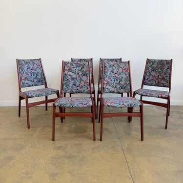 Danish Modern Dining Chairs by Johannes Andersen for Uldum Møbelfabrik