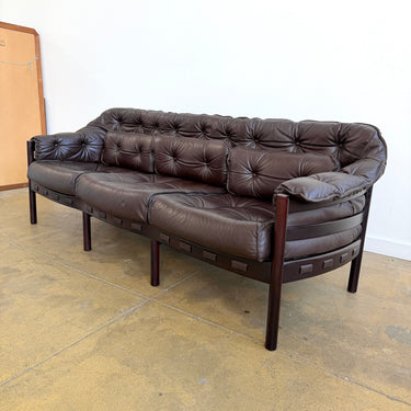 Vintage Arne Norell Three-Seater Sofa for Coja  1970s