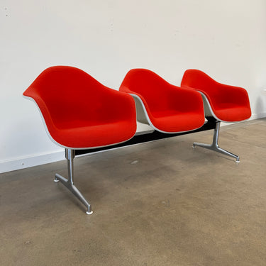 Rare! Eames Aluminum Tandem Armchair Bench by Vitra