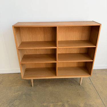 Danish Modern Børge Mogensen Style Oak Double Bookshelf