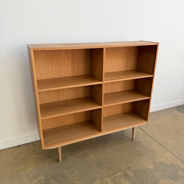 Danish Modern Børge Mogensen Style Oak Double Bookshelf