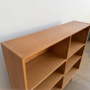 Danish Modern Børge Mogensen Style Oak Double Bookshelf
