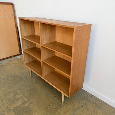 Danish Modern Børge Mogensen Style Oak Double Bookshelf