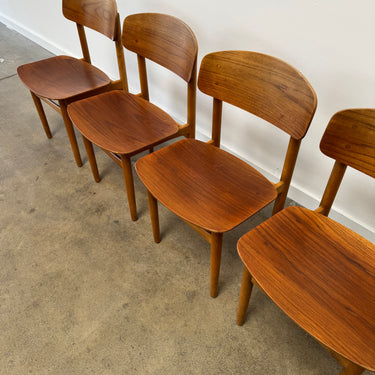 Danish Modern Børge Mogensen Model 122 Dining Chairs for Søborg Møbelfabrik