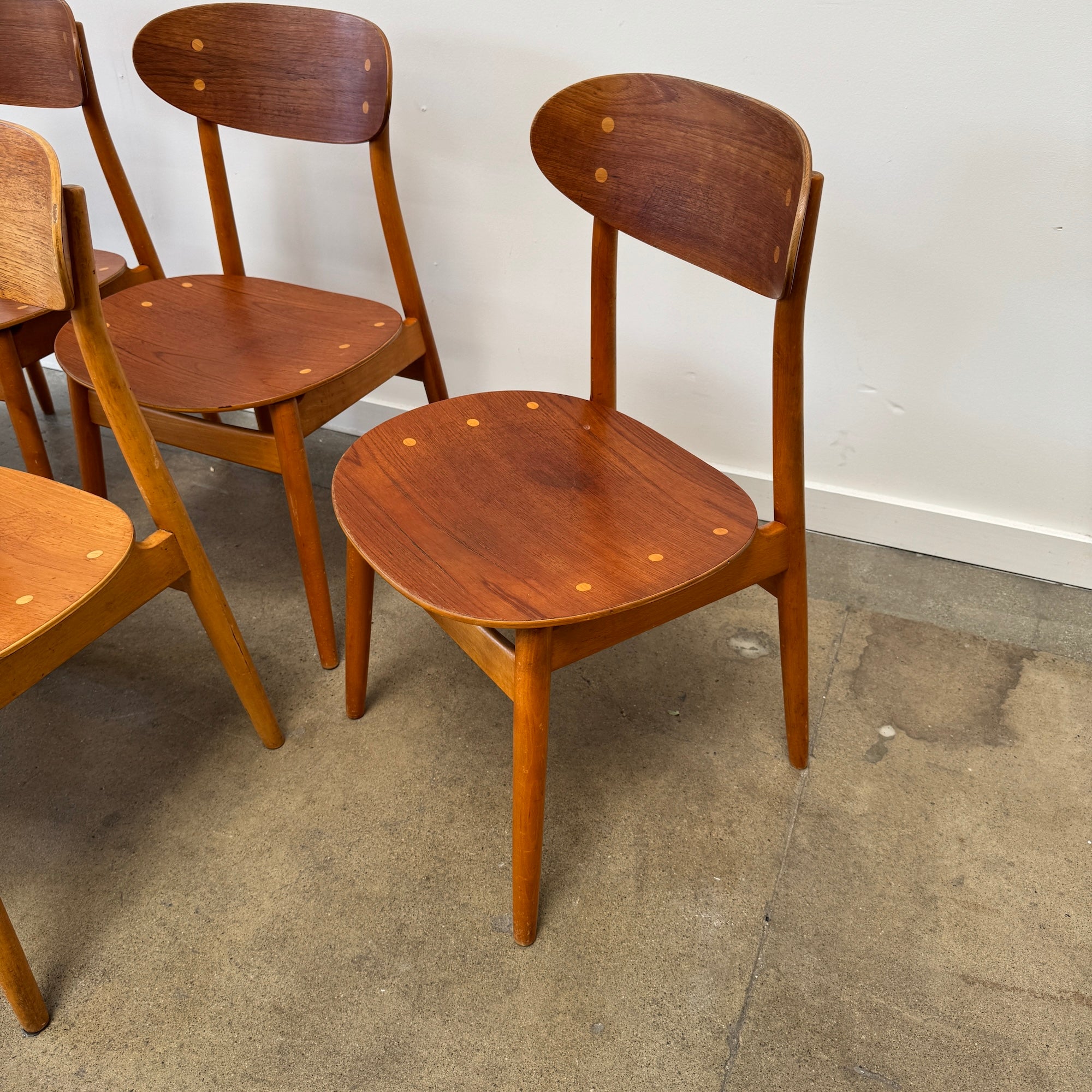 椅子 kotokoto Haga Fors Chair Vintage Set of Six 'Eva' Dining Chairs by Sven-Erik Fryklund for