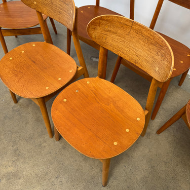 Vintage Set of Six ‘Eva’ Dining Chairs by Sven-Erik Fryklund for Hagafors Stolfabrik AB