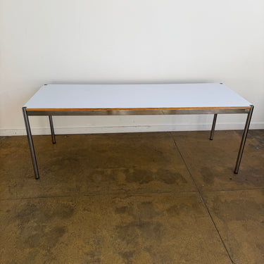 USM Haller Long White Dining Table / Desk