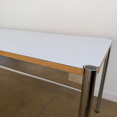 USM Haller Long White Dining Table / Desk