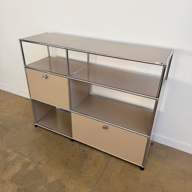 USM Haller 2X3 Medium Storage Unit - Beige