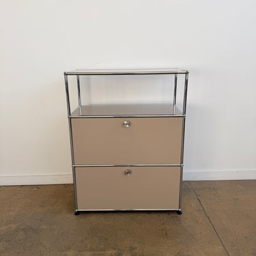 USM Haller Tall 3 module Storage - Beige