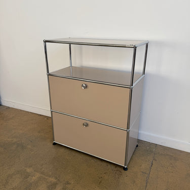 USM Haller Tall 3 module Storage - Beige