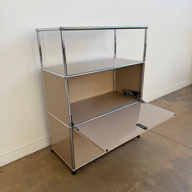 USM Haller Tall 3 module Storage - Beige