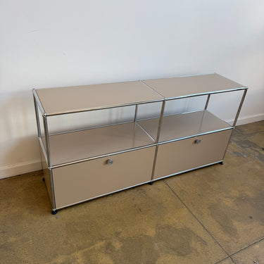 USM Haller 2X2 Media Console - Beige
