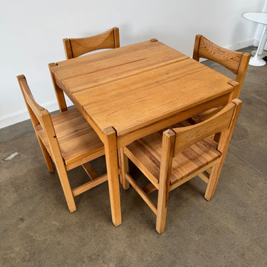 Vintage Ilmari Tapiovaara "Hongisto" Pine Dining Set for Laukaan Puu, Finland
