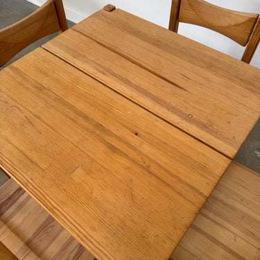 Vintage Ilmari Tapiovaara "Hongisto" Pine Dining Set for Laukaan Puu, Finland