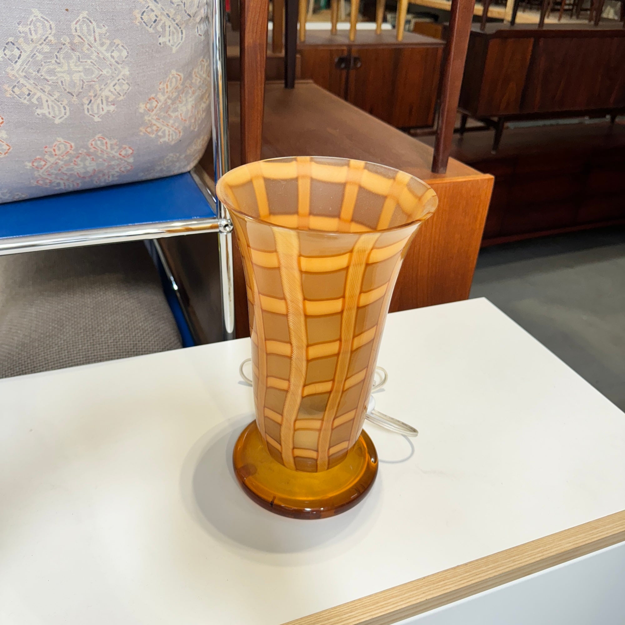 Vintage Italian Murano Glass Gino Cenedese Lamp