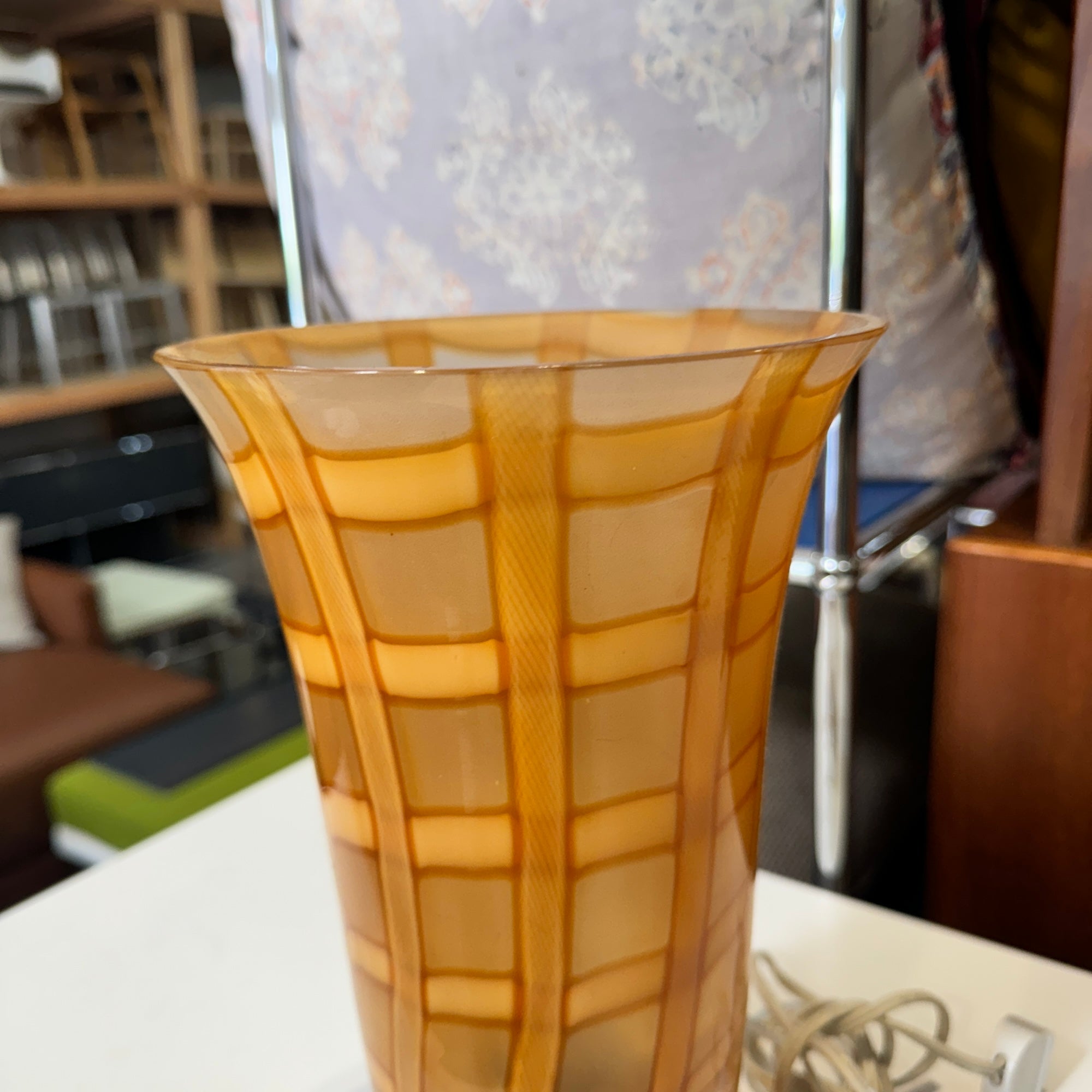 Vintage Italian Murano Glass Gino Cenedese Lamp