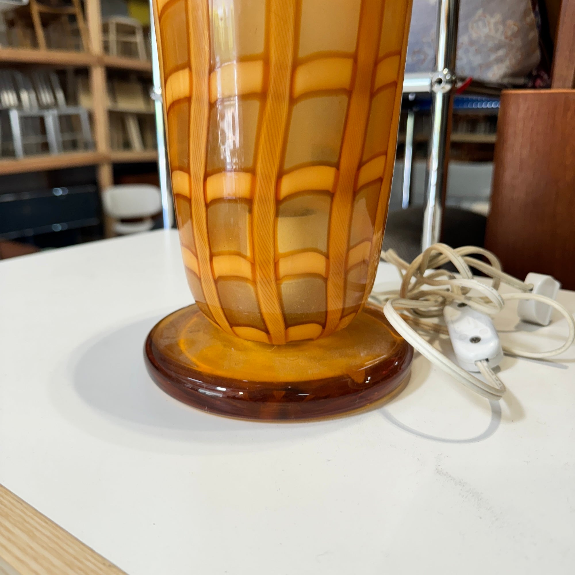 Vintage Italian Murano Glass Gino Cenedese Lamp